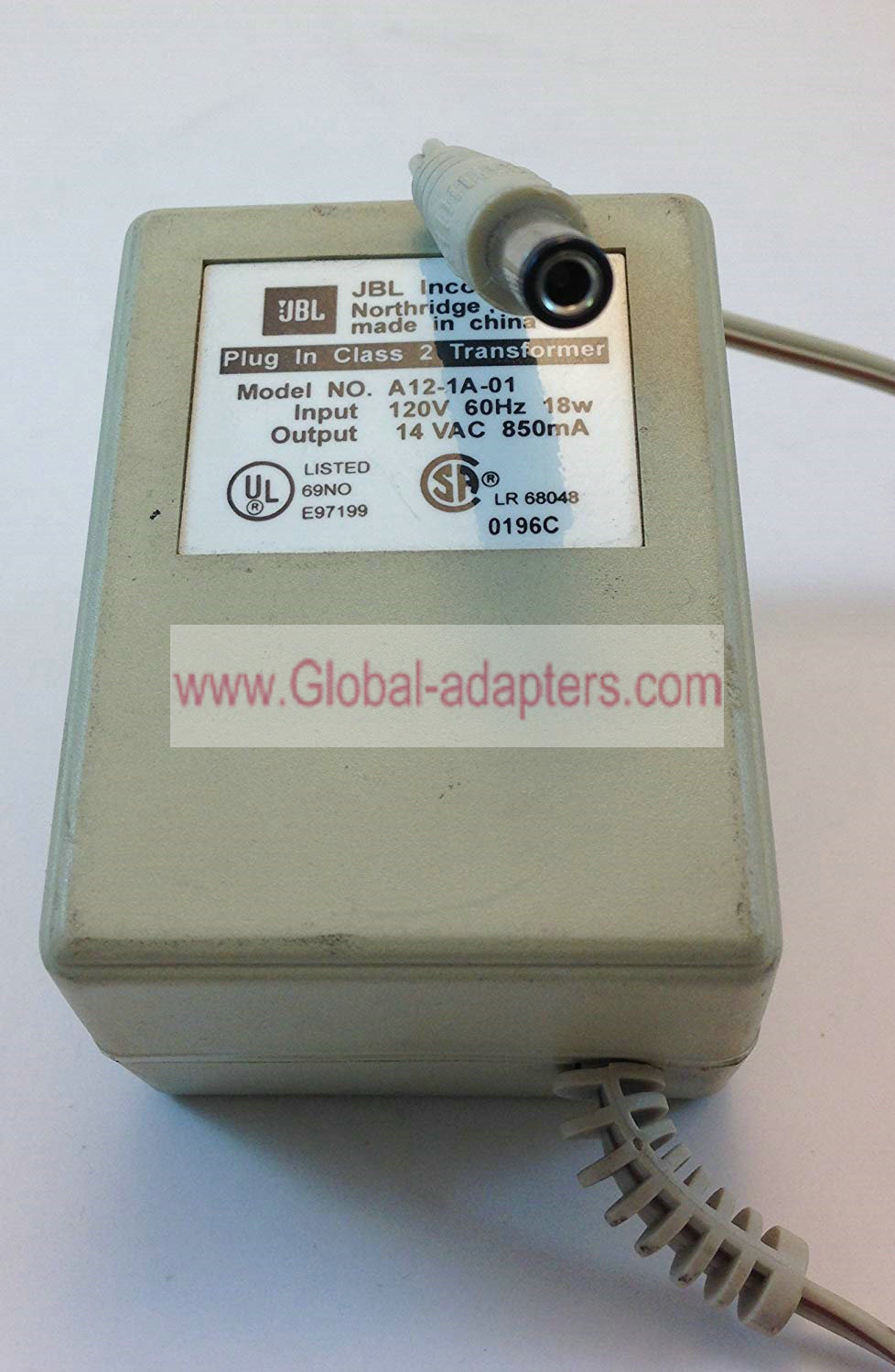NEW JBL A12-1A-01 A121A01 AC-AC ADAPTER 14VAC 850mA 2.5MM PLUG NEW JBL A12-1A-01 A121A01 AC-AC ADAPTER 14VAC 850mA 2.5MM PLUG